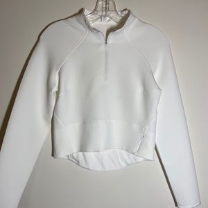 lululemon athletica Tops - Lululemon white crop pullover lululemon athletica Tops - Lululemon white crop pullover
